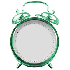 Sticker - Green alarm clock without clock hands