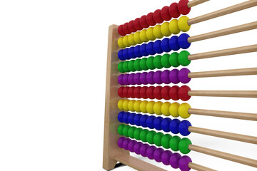 Poster - Illustration of toy abacus