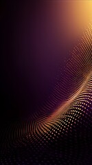 A gold and purple abstract sparkle background. Generative AI. 