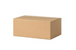 © Marina Red - Cardboard box closed for delivery, parcels. On an empty background. PNG