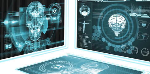 Composite image of different application interface
