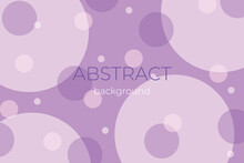 Vector Abstract Purple Bubbles Background