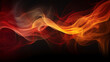 © Martin - Wallpaper fire lames smoke vibrant modern
