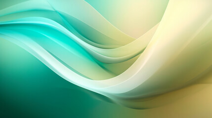 Wall Mural - abstract curve background with waves, generative ai