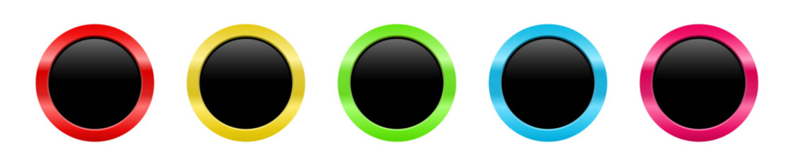 Colorful button set