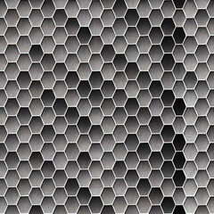 Canvas Print - abstract background with hexagons