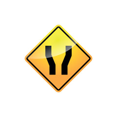 Wall Mural - Traffic Sign  Street Sign Icon Vector Template