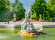 Fountain in Schonbrunn gardens, Vienna, Austria