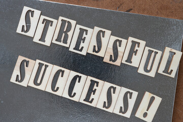 Canvas Print - stressful success!