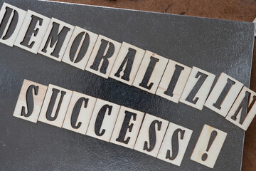 Poster - demoralizing success!