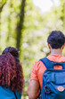© Sangiao_Photography - Unrecognizable mixed race mid couple ecotourism hiking in senda del oso, Asturias conservation