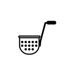 colander, strainer, icon, color, vector, illustration, desing, logo, teplate, flat,style