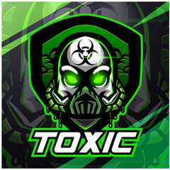 Sticker - Toxic gas esport mascot logo