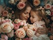 © Fotostockerspb - high quality high detailed delicate spring bright photo mother and daughter
