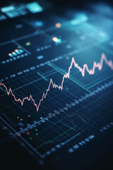 Crypto Trader Investor Analyst Broker Using Computer Analysing Online Cryptocurrency Exchange Stock Market Index Chart, Investing Money Growing Profit in Trading Platform Stock Market. Generative AI.