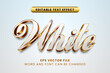 © yustika - Luxury white gold vector text effect