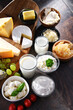 A variety of dairy products including cheese, milk and yogurt
