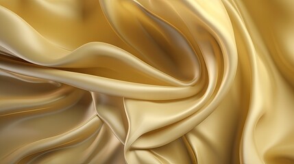 smooth elegant golden silk or satin luxury cloth texture can use as wedding background. luxurious ba