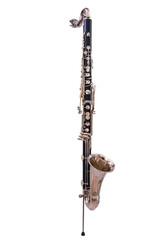 Bass clarinet with floor peg and no backing