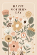 Mothers Day Floral Greeting Card
