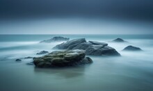Photo Rocks Sea Rocks In The Sea Free Stock Photo - Public Domain Pictures