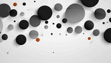 Fototapeta Perspektywa 3d - Plexus Circles: A Vibrant and Dynamic Abstract Geometric Background