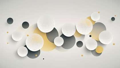 Wall Mural - Plexus Circles: A Vibrant and Dynamic Abstract Geometric Background