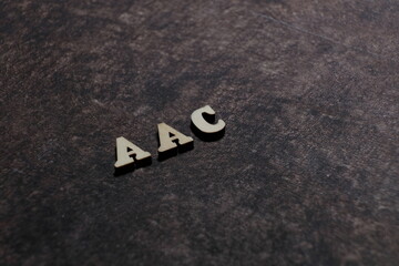 Wall Mural - the initials of the letter aac