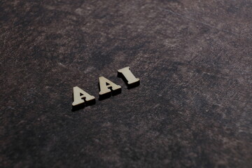 Wall Mural - the initials of the letter aai

