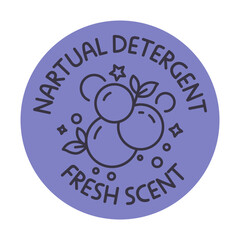 Wall Mural - Natural detergent, fresh scent and easy cleaning