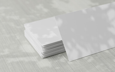 Canvas Print - card stack