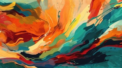 Abstract hand painted background