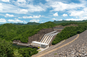 power generation dam from water energy