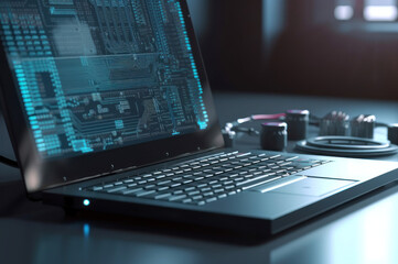 Software web development programming concept. generative ai