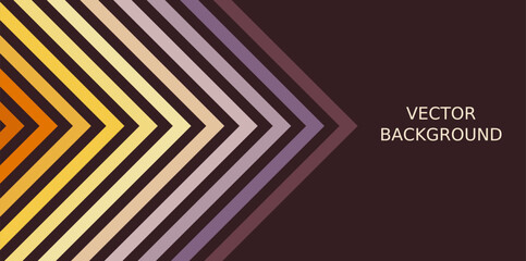 Wall Mural - vintage colors chevron pattern background banner.