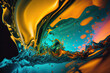 © ADDICTIVE STOCK - Abstract oil drops in liquid