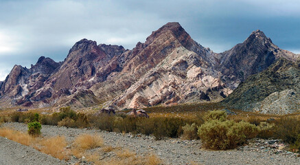 Sticker - Uspallata, Hill of Seven Colors - Mendoza, Argentina