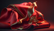 © Oleg - red silk fabric background