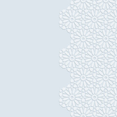 Wall Mural - Background with traditional ornament
