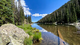 Fototapeta Do pokoju - Dream Lake in Rocky Mountain National Park