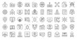 © Michael - Internet Security Thin Line Icons Cyber Security Protection Iconset in Outline Style 50 Vector Icons in Black