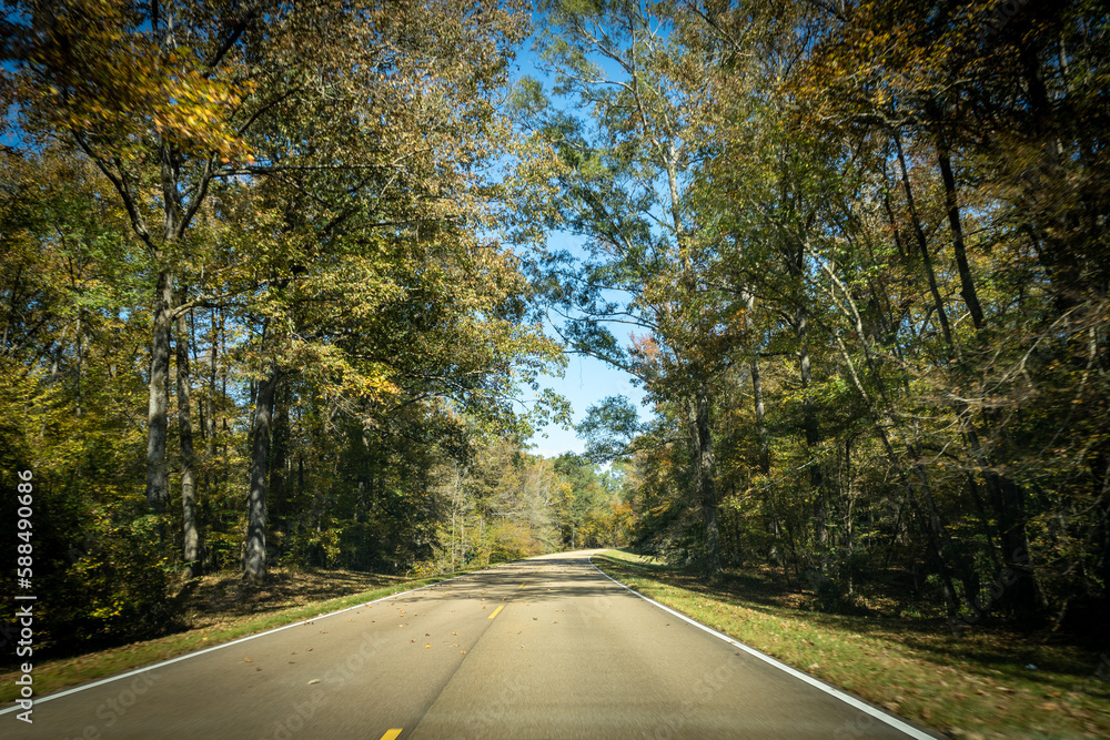 Natchez Trace Parkway a National Park Service scenic road and old route ...