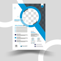 Brochure design, cover modern layout, annual report, poster, flyer in A4 and colorful template with glossy design.