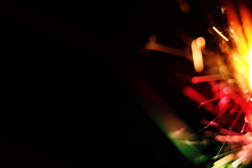 Wall Mural - handheld firework background