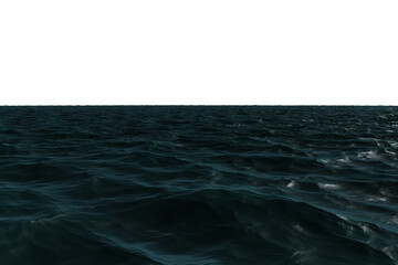 Canvas Print - Dark blue ocean