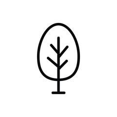 Wall Mural - tree icon vector nature sign