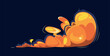 © 100% HAND-CRAFTED - Bomb explosion concept. War and destruction, blast and burst. Design element for game and mobile app development. Template, layout and mock up. Cartoon flat vector illustration