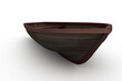 Brown wooden boat