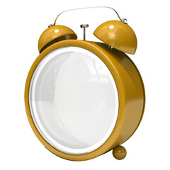 Sticker - Yellow empty alarm clock