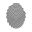 © anuwat - fingerprint icon Signature concept for password encryption. to protect information